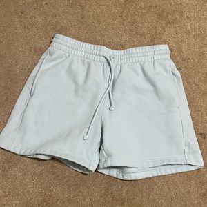 Blue Aritzia TNA Sweatshort 5”